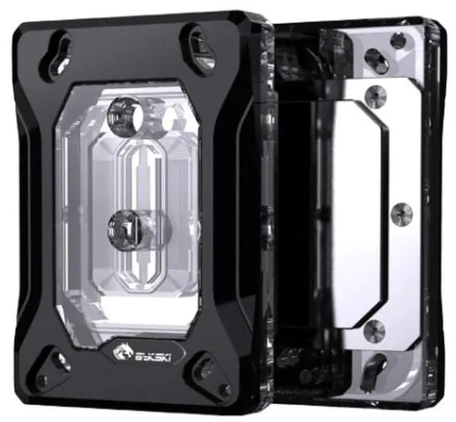 Alt view image 2 of 7 - Bykski CPU-RAY-MK-M High-Efficiency CPU Water Cooling Block - Featuring High Flow Optimized 0.2mm Fins - Clean Design - for AMD AM5/AM4 - SWRX8 - STRX4 - TR4 - SP3