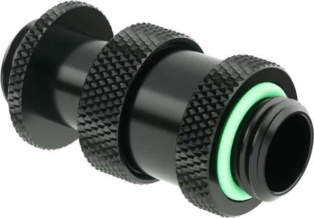 Alt view image 4 of 5 - Barrow G1/4" Water Cooling Fittings, Male to Male Extension Fittings (22-31MM) for SLI, Adjustable Aqua Link Pipe, Metal Telescopic Connectors for Water Cooling Systems (Black,2Pcs)