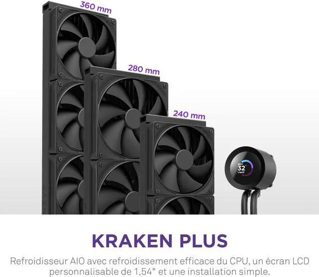 Alt view image 2 of 7 - Kraken Plus 280 Black