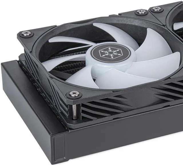 Alt view image 7 of 7 - SilverStone Technology IceMyst 360 All-in-One Liquid Cooler with ARGB Lighting