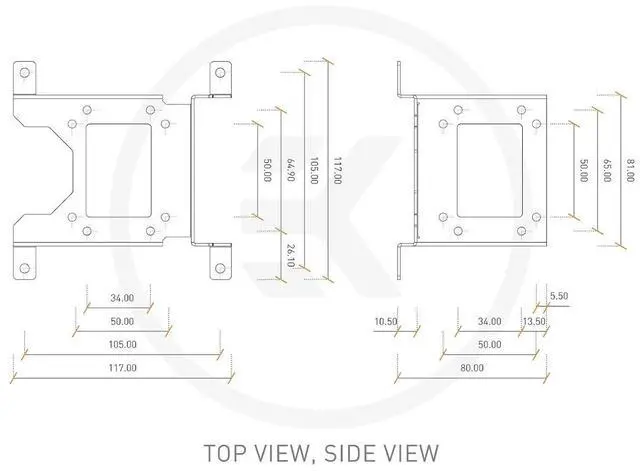Alt view image 2 of 2 - EK Water Blocks 3830046997999 pièce et accessoire Pour systèmes de refroidissement d'ordinateurs
