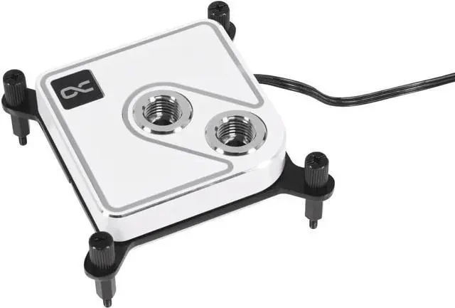 Alt view image 4 of 7 - Alphacool Core 1 Aurora CPU Water Block, White