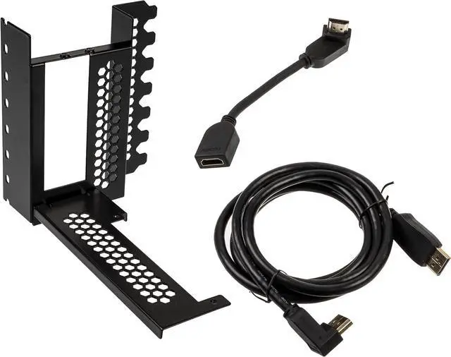 Main image of CableMod Vertical PCI-e Bracket (Black, HDMI + DisplayPort)
