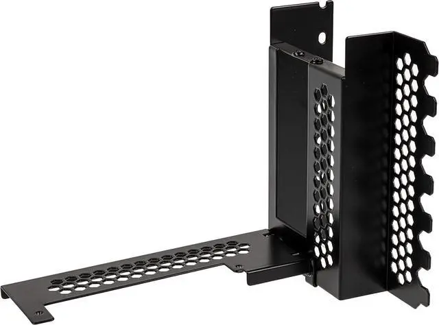 Alt view image 2 of 7 - CableMod Vertical PCI-e Bracket (Black, HDMI + DisplayPort)