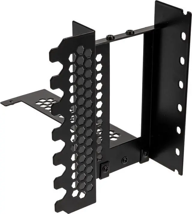 Alt view image 3 of 7 - CableMod Vertical PCI-e Bracket (Black, HDMI + DisplayPort)