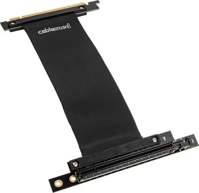 Alt view image 4 of 7 - CableMod Vertical PCI-e Bracket (Black, HDMI + DisplayPort)