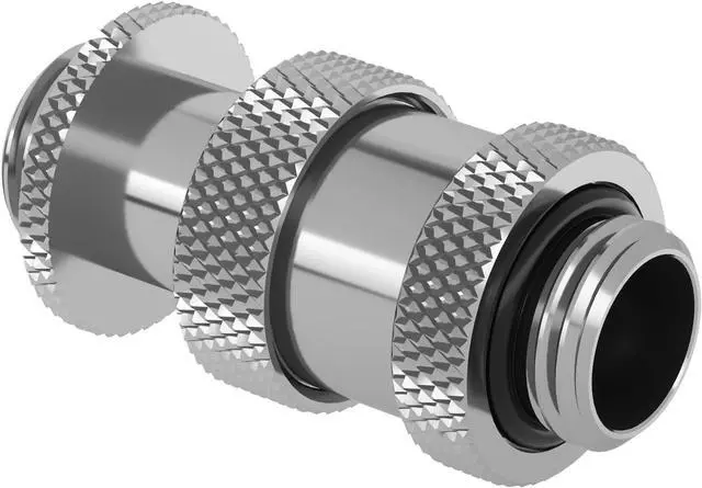 Alt view image 4 of 5 - Barrow G1/4" Water Cooling Fittings, Male to Male Extension Fittings (22-31MM) for SLI, Adjustable Aqua Link Pipe, Metal Telescopic Connectors for Water Cooling Systems (Silver,4Pcs)