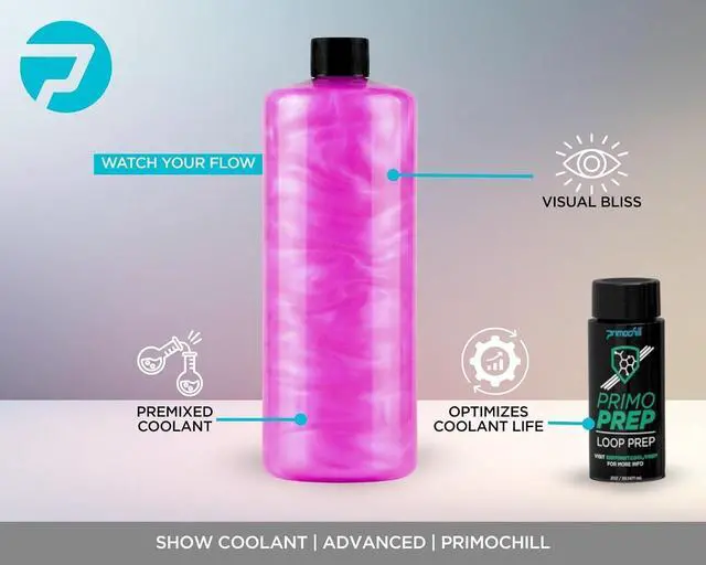 Alt view image 2 of 4 - PrimoChill Vue Pre-Mix (32oz) -Computer WaterCooling Fluid - Pink SX