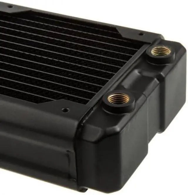 Alt view image 2 of 2 - Black Ice Nemesis 360GTX Dual-Core Xtreme Profile Radiator - Black Carbon