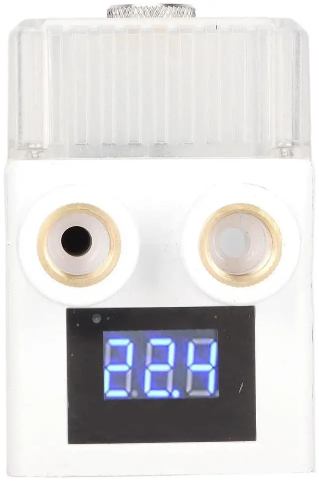 Main image of Ultra Quiet Computer Cooler Pump with Temperature Display - 450LH Water Cooling Solution for CPU (White)