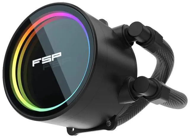 Alt view image 3 of 5 - FSP Water Cooling AE24-B, Black