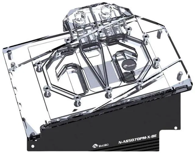 Main image of Bykski Full Coverage GPU Water Block and Backplate for ASUS Prime GeForce RTX 5070 12GB GDDR7 (N-AS5070PM-X)