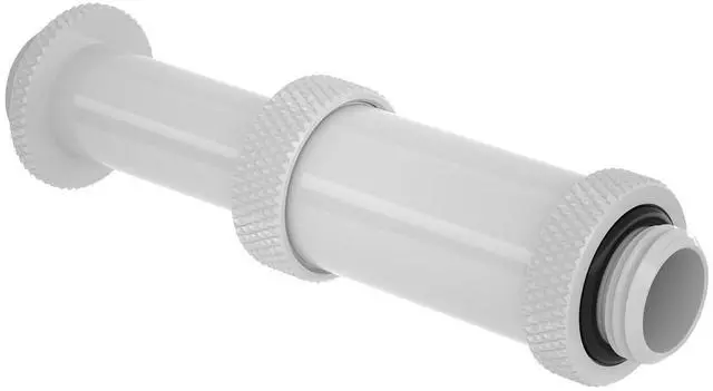 Alt view image 4 of 5 - Barrow G1/4" Water Cooling Fittings, Male to Male Extension Fittings (41-69MM) for SLI, Adjustable Aqua Link Pipe, Metal Telescopic Connectors for Water Cooling Systems (White,2Pcs)