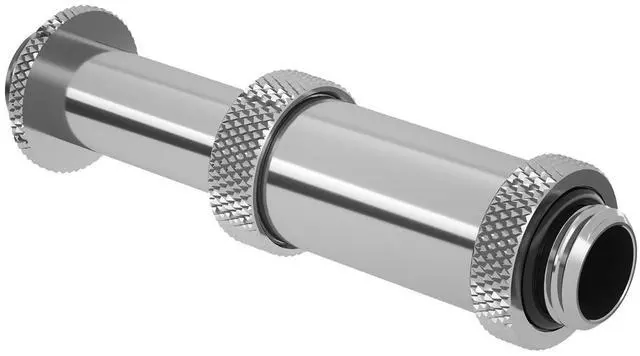 Alt view image 4 of 5 - Barrow G1/4" Water Cooling Fittings, Male to Male Extension Fittings (41-69MM) for SLI, Adjustable Aqua Link Pipe, Metal Telescopic Connectors for Water Cooling Systems (Silver,2Pcs)