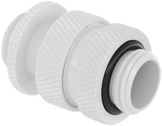 Alt view image 4 of 5 - Barrow G1/4" Thread Rotary Fittings, Male to Male Extension Fittings (16-22MM) for SLI, Adjustable Aqua Link Pipe, Metal Telescopic Connectors for Water Cooling Systems (White,4Pcs)