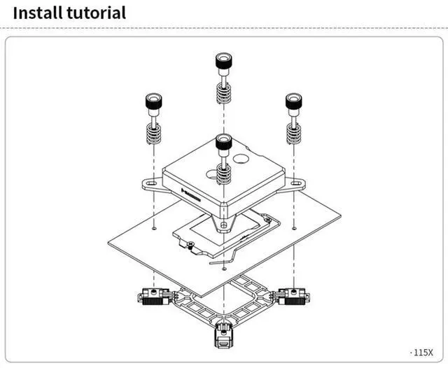 Alt view image 5 of 6 - Barrow CPU Water Block, High-Efficiency CPU Water Cooling Block for Intel LGA115X/1200/1700/X99/X299, Liquid Cooling Micro Waterway CPU Block Socket Radiator 5V 3PIN ARGB, White