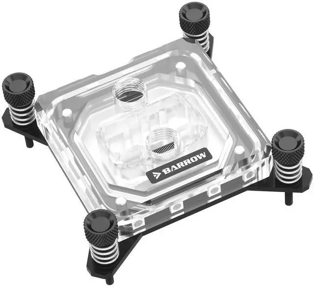 Main image of Barrow CPU Water Block, High-Efficiency CPU Water Cooling Block for Intel LGA115X/1200/1700/X99/X299, Liquid Cooling Micro Waterway CPU Block Socket Radiator 5V 3PIN ARGB, Black