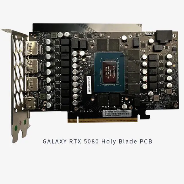 Alt view image 2 of 7 - Barrow Copper GPU Waterblock Compatible for Galaxy RTX5080 Holy Blade/Metal Master/Magic Blade, Full Coverage GPU Water Cooler Include Backplate, Liquid Cooling Graphics Card Water Block