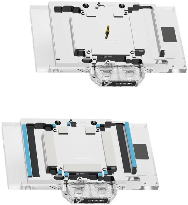 Alt view image 7 of 7 - Barrow Full-Coverage GPU Water Cooling Block, Copper GPU Waterblock with Backplate for MSI RTX5090 Ventus 3X/Ventus 3X OC, Liquid Cooling Water Cooler for MSI RTX5090 Ventus Graphics Card