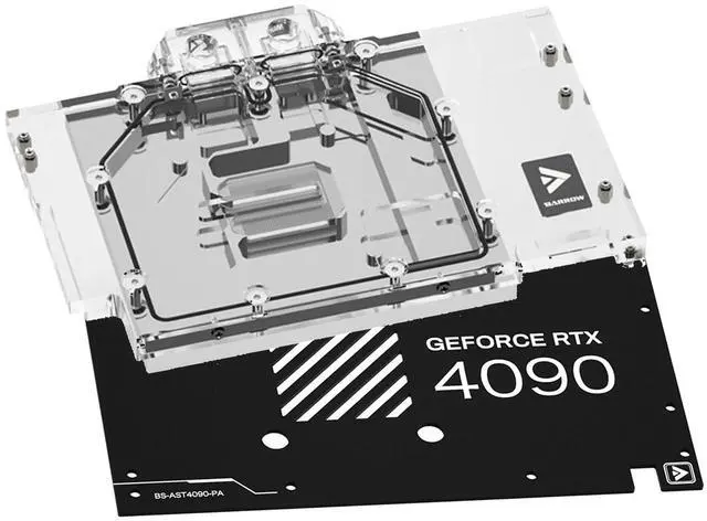 Main image of Barrow Copper GPU Water Block Compatible for Asus Tuf RTX4090, Rog Strix RTX4090, Full Coverage GPU Water Cooler Include Backplate, Liquid Cooling Graphics Card Water Cooling Block
