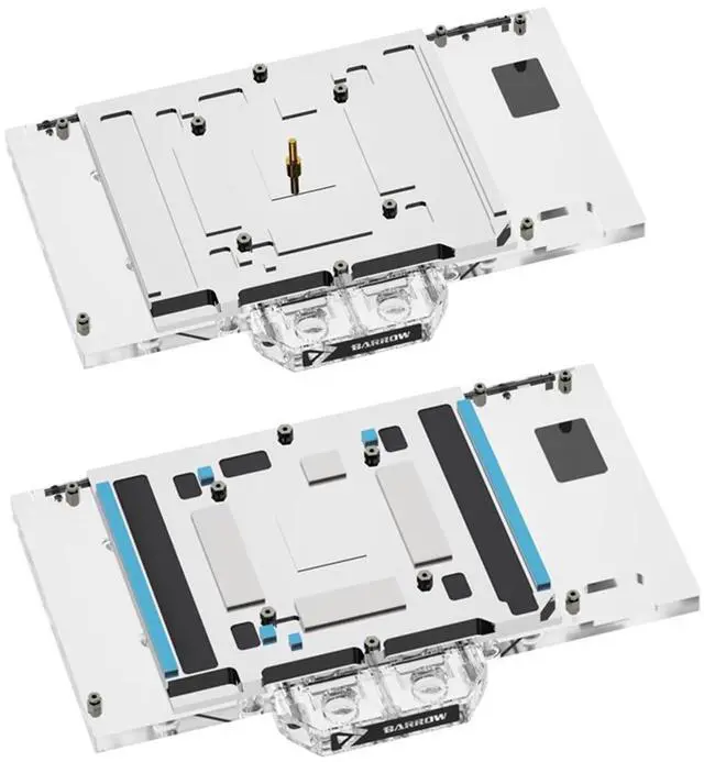 Alt view image 7 of 7 - Barrow Copper GPU Water Block Compatible for Gigabyte Aorus RTX4090 Master, RTX4090 Gaming OC, Full Coverage GPU Water Cooler Include Backplate, Liquid Cooling Graphics Card Water Cooling Block