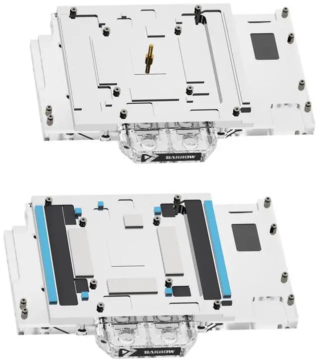 Alt view image 7 of 7 - Barrow Copper GPU Water Block Compatible for Asus Tuf RTX4090, Rog Strix RTX4090, Full Coverage GPU Water Cooler Include Backplate, Liquid Cooling Graphics Card Water Cooling Block