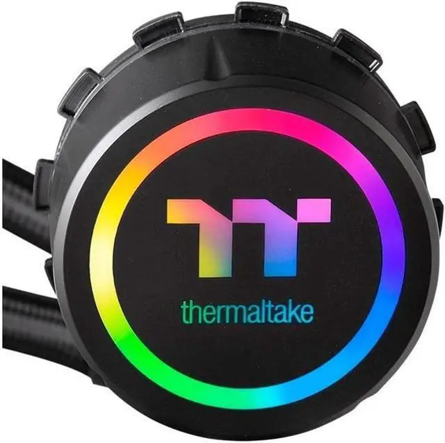 Alt view image 2 of 6 - Thermaltake Floe 280mm, 16.8 Million Color Software Enabled (TT RGB Plus/Alexa/Razer Chroma), AMD (AM5/AM4)/Intel (LGA 2066/1200), AIO CPU Liquid Cooler CL-W167-PL14SW-A