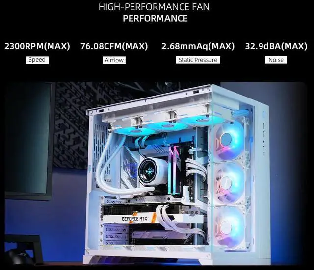 Alt view image 4 of 7 - LA200 360 CPU Liquid Cooling ARGB GEN2/BLACK/INTEL LGA 1700&1851/AMD AM4&AM5/MAGNETIC Structure/Tool Free Removal of Exterior Parts/ARGB GEN2 (White, 360mm)