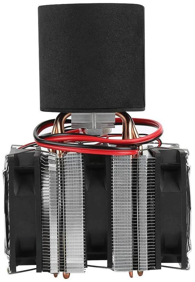 Alt view image 6 of 7 - Semiconductor Refrigerator, DC12V Electronic Semiconductor Refrigeration Semiconductor Cooling System for School Teaching Sample, Liquid Cooling Test