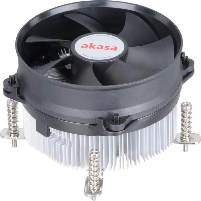 Main image of Akasa AK-CCE-7105EP | CPU Cooler Fan | Cooler and Radiator | 92mm Case Fan | Aluminium Core | Designed for LGA775, LGA115X and LGA1200