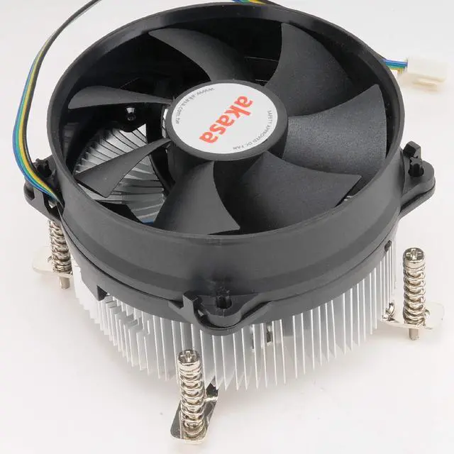 Alt view image 5 of 5 - Akasa AK-CCE-7105EP | CPU Cooler Fan | Cooler and Radiator | 92mm Case Fan | Aluminium Core | Designed for LGA775, LGA115X and LGA1200