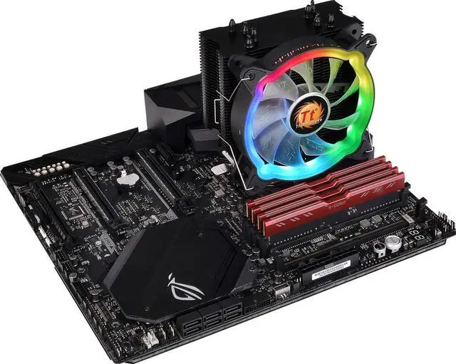 Alt view image 7 of 7 - AIRCOOLER TT UX 200 Air Cooler PWM ARGB