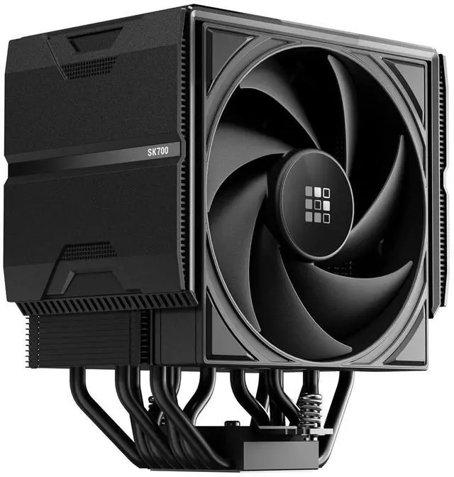 Alt view image 2 of 7 - Sudokoo SK700V AM5-Designated Digital Air Cooler, Single Tower Design, High Performance M-Winding Tech Fan, 7 Copper Heat Pipes, L-Rail Lock Mount, 220W Heat Dissipation