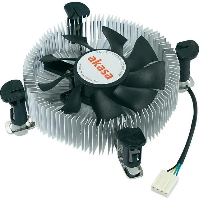 Main image of Akasa AK-CCE-7106HP Heatsink and Fan Includes Embedded 8cm PWM Fan with S-Flow Blades for Socket 775/1155/1156