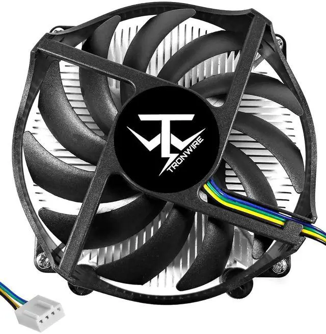 Alt view image 2 of 4 - TW-28 CPU Cooler with Aluminum Heatsink & 4-Pin PWM 3.5-Inch Low Profile 3000 RPM Fan with Pre-Applied Thermal Paste for AMD Socket AM4 Desktop PC Computer