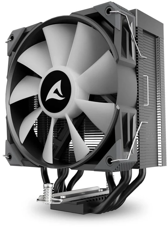 Alt view image 4 of 7 - Sharkoon A50 Black RGB CPU Cooler