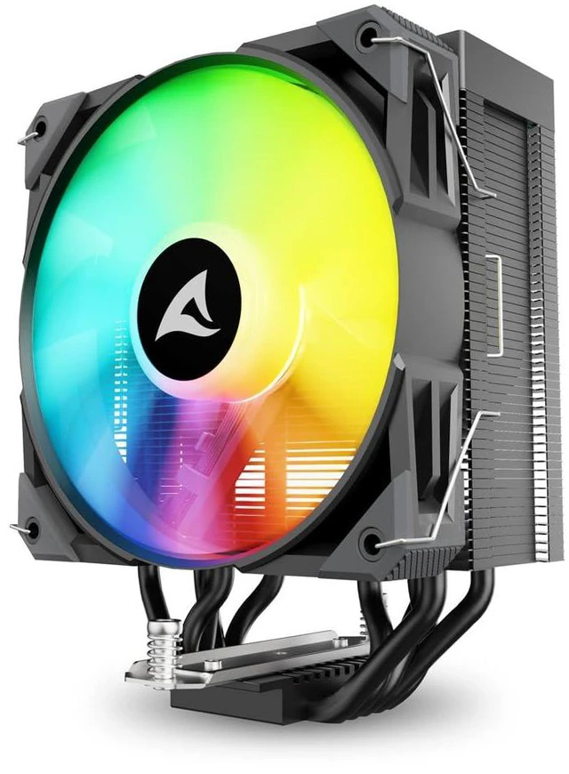 Alt view image 3 of 7 - Sharkoon A50 Black RGB CPU Cooler