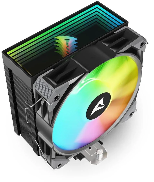 Alt view image 7 of 7 - Sharkoon A50 Black RGB CPU Cooler