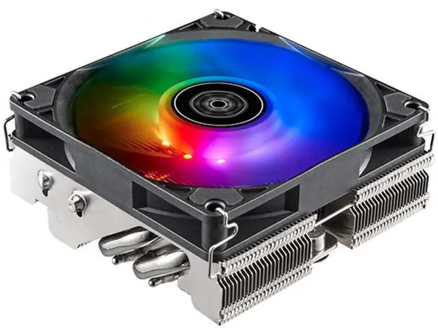 Main image of SilverStone SST-HYH90-ARGB Hydrogon H90 Horizontal CPU Cooler with 4 Heat Pipes and 92mm PWM ARVB Fan