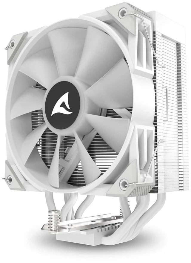 Alt view image 4 of 7 - Sharkoon A50 White RGB CPU Cooler