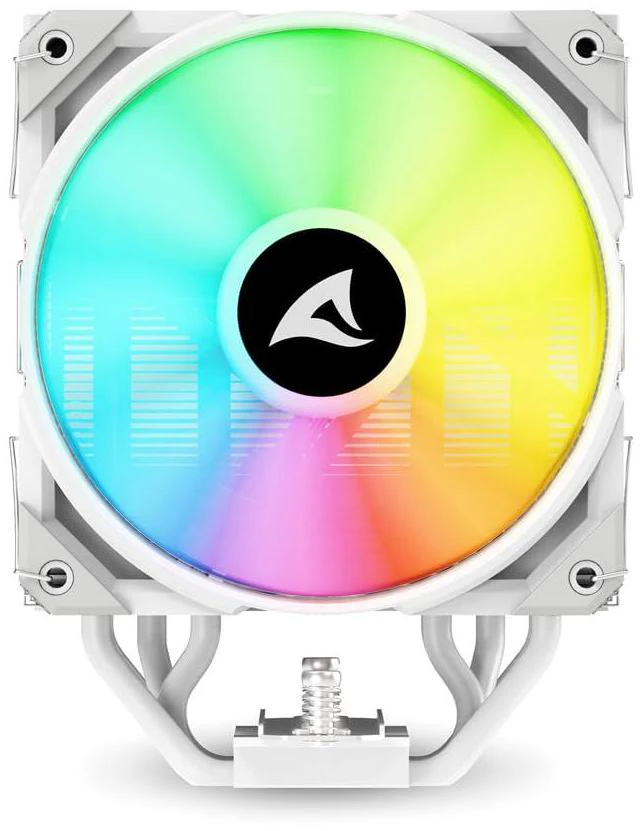 Alt view image 5 of 7 - Sharkoon A50 White RGB CPU Cooler