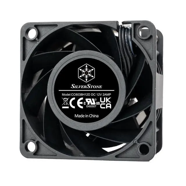 Alt view image 4 of 6 - SilverStone Technology FHS 60X High Performance (up to 15,000rpm) 60mm x 38mm PWM Industrial/Server Fan, SST-FHS60X
