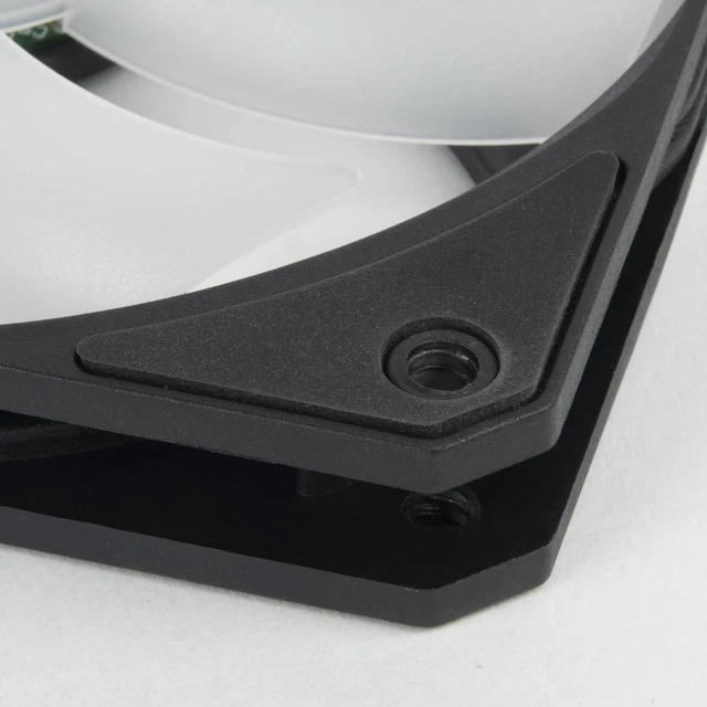 Alt view image 6 of 7 - Silverstone Air Slimmer 120 ARGB, Enhanced Performance 120mm Slim Fan with Full-Range PWM and ARGB Lighting Effect, SST-AS120B-ARGB