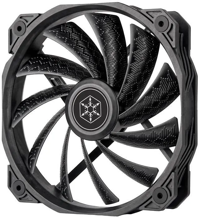 Main image of SilverStone Technology Shark Force 160 Performance Enhanced 160mm (with 140mm mounting Holes) PWM Fan, SST-SF160B