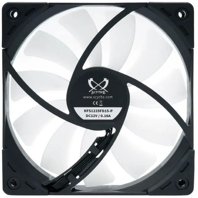 Alt view image 4 of 7 - Scythe Kaze Flex II PWM, 120mm, Premium PC Computer ARGB Case Fan, High-Speed, High Performance, 4-Pin, Single Pack