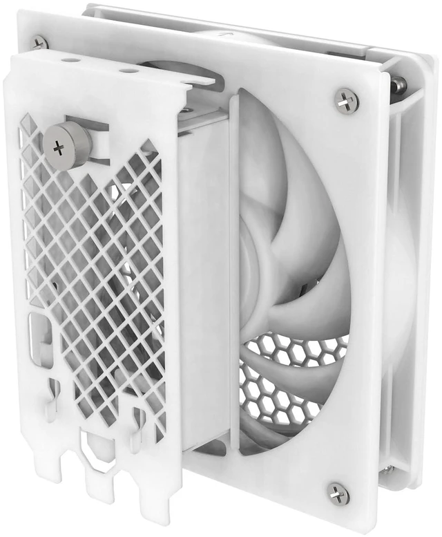 Main image of SilverStone 120mm Fan Adapter Bracket for Desktop, 5.0"L x 4.7"W x 2.6"H, 12V, 1500RPM, Low dB, Alloy Steel