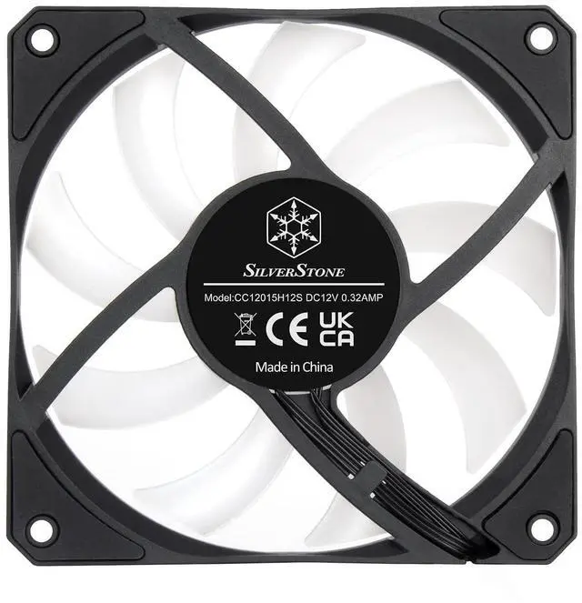 Alt view image 2 of 7 - SilverStone Technology Air Slimmer 120 Enhanced Performance 120mm Slim Fan with Full-Range PWM and ARGB Lighting Effect (SST-AS120B-ARGB)