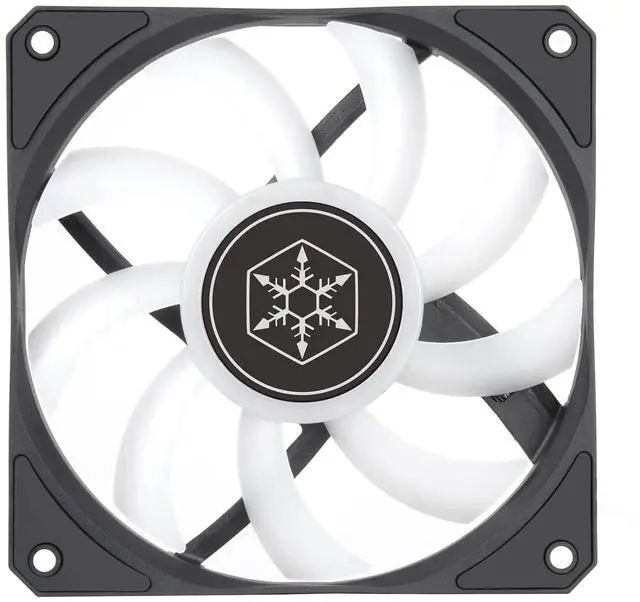 Alt view image 4 of 7 - SilverStone Technology Air Slimmer 120 Enhanced Performance 120mm Slim Fan with Full-Range PWM and ARGB Lighting Effect (SST-AS120B-ARGB)