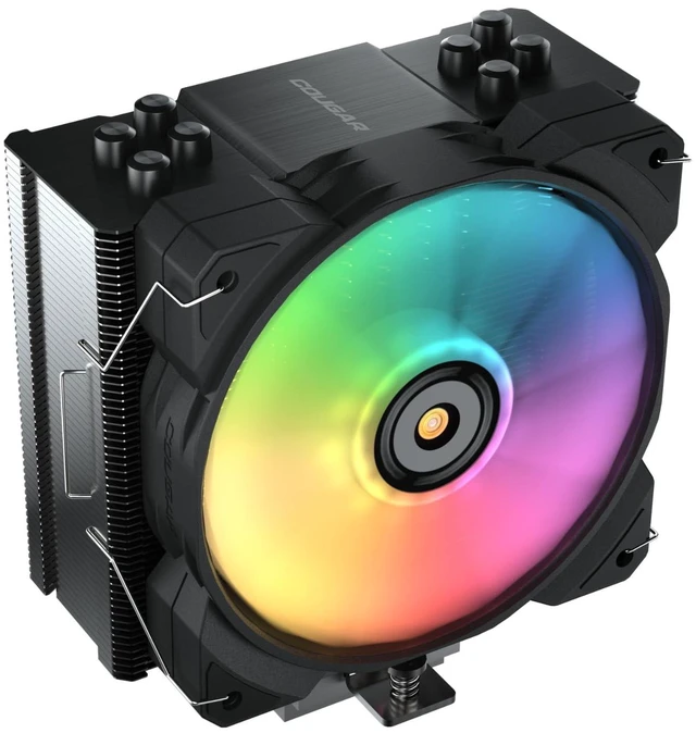 Alt view image 2 of 7 - COUGAR Gaming | Air Cooler | Tower Forza 50 RGB - High Performance COUGAR MHP120 RGB Fan - Heat Pipe Oxidation Design - Perfect Heat Dissipation