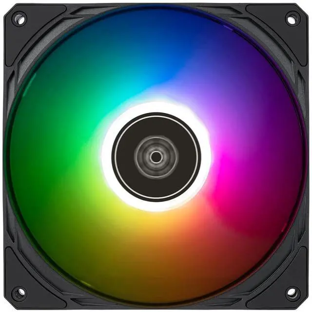 Alt view image 2 of 7 - Silverstone SST-AS140B-ARGB High Performance 140mm Slim Fan with Full Range PWM and ARGB Lighting Effects